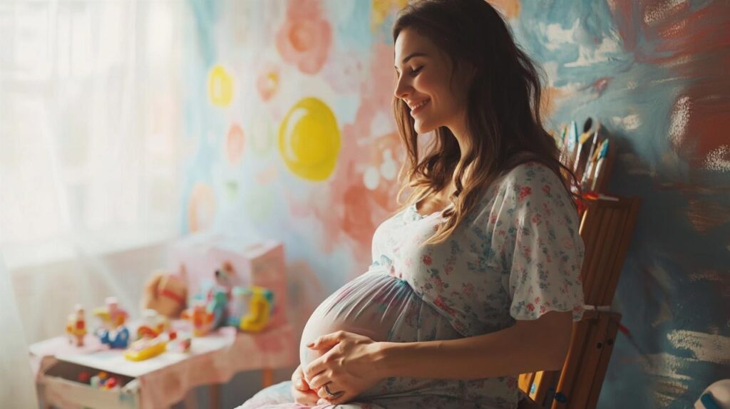 Peindre enceinte : les précautions à prendre pour aménager la chambre sans risque